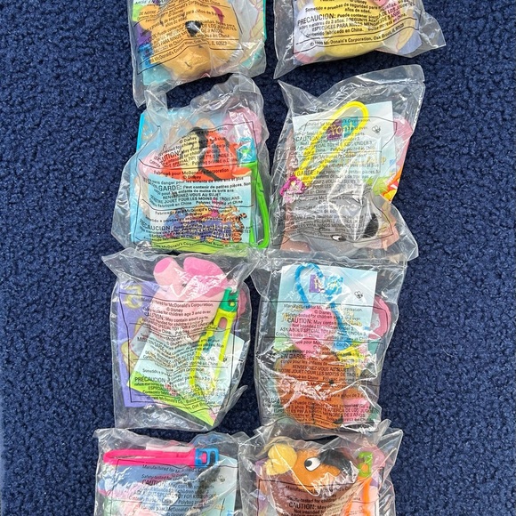 Winnie The Pooh McDonald’s Happy Meal toys NEW UNOPENED 1999 set of 8 - Picture 2 of 6